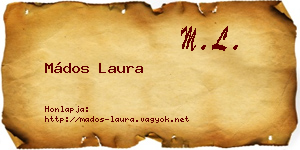 Mádos Laura névjegykártya